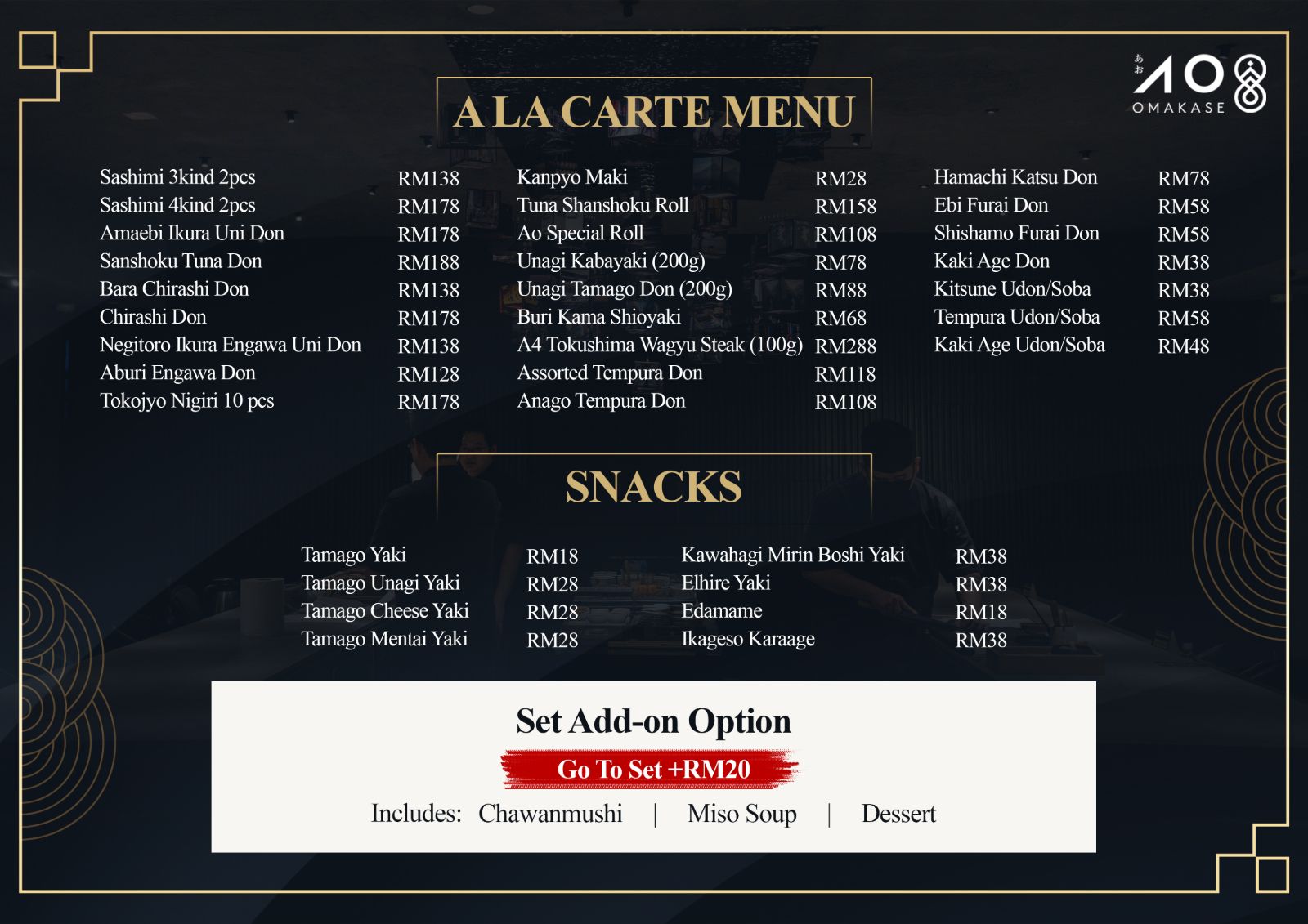 AO Omakase Menu TTDI | Kuala Lumpur (KL) | Selangor - Japanese Fusion ...